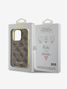 Guess Guess 4G Charm hátlap az iPhone 15 Pro-hoz Barna