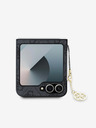 Guess 4G Charm Zadní Kryt pro Samsung Galaxy Z Flip 6 Grey Telefontok