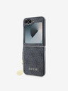 Guess 4G Charm Zadní Kryt pro Samsung Galaxy Z Flip 6 Grey Telefontok