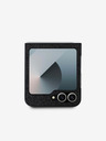 Guess Guess PC/TPU csillámpelyhek fém logós hátlap a Samsung Galaxy Z Flip 6-hoz Samsung Galaxy Z Flip 6 fekete