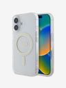 Guess Guess IML csillogó gyűrűs MagSafe hátlap iPhone 16 Plus készülékhez Átlátszó