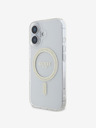 Guess Guess IML csillogó gyűrűs MagSafe hátlap iPhone 16 Plus készülékhez Átlátszó