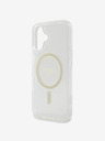 Guess Guess IML csillogó gyűrűs MagSafe hátlap iPhone 16 Plus készülékhez Átlátszó