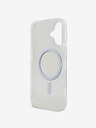 Guess Guess IML csillogó gyűrűs MagSafe hátlap iPhone 16 Plus készülékhez Átlátszó