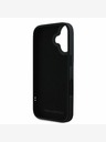 Karl Lagerfeld Karl Lagerfeld 3D gumiból készült dupla fejű hátlap iPhone 16 készülékhez Fekete