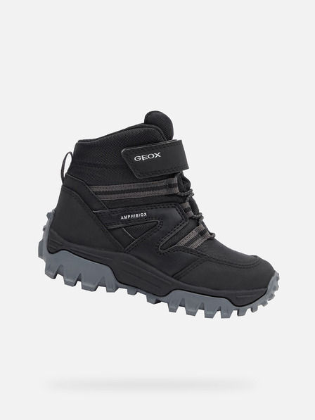 Geox Fekete fiú bokacipő Geox Himalaya B Abx