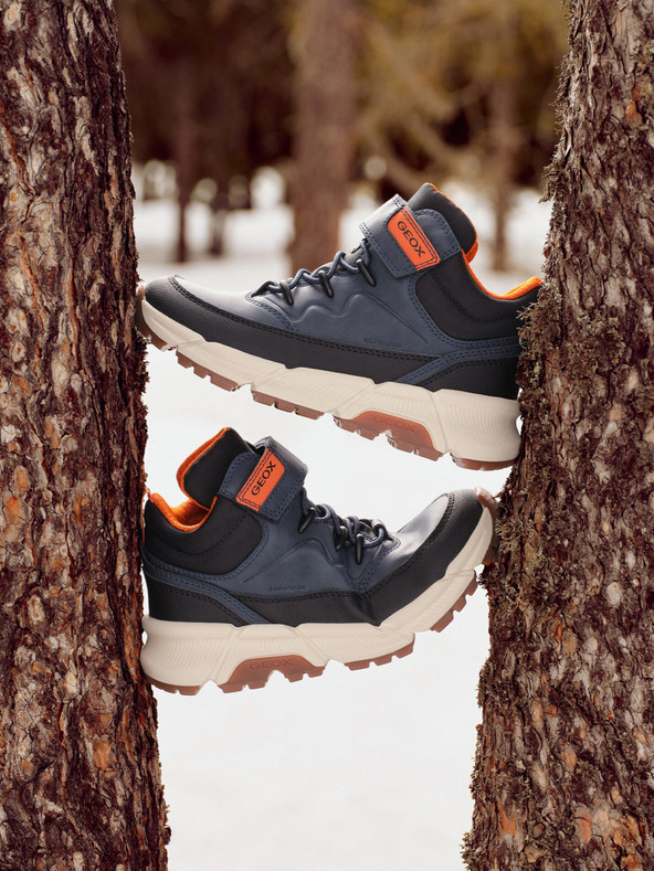 Geox Sötétkék Geox Flexyper Plus fiú bokacsizma