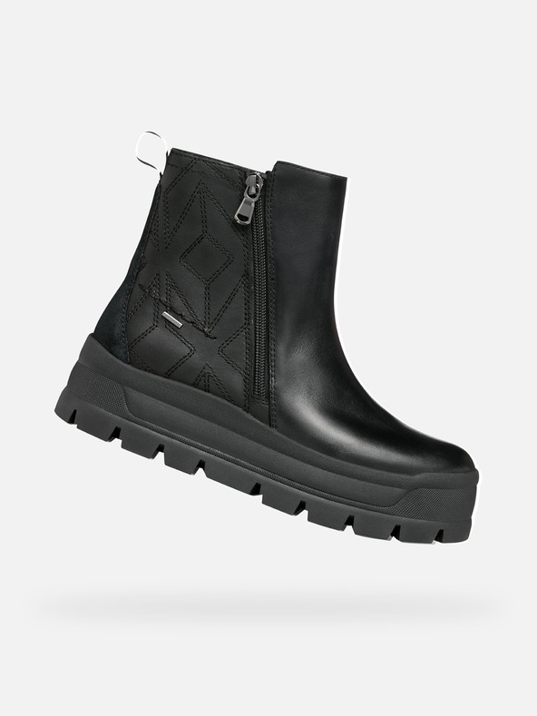 Geox Fekete női bokacsizma Geox Spherica Ec7.1 Abx