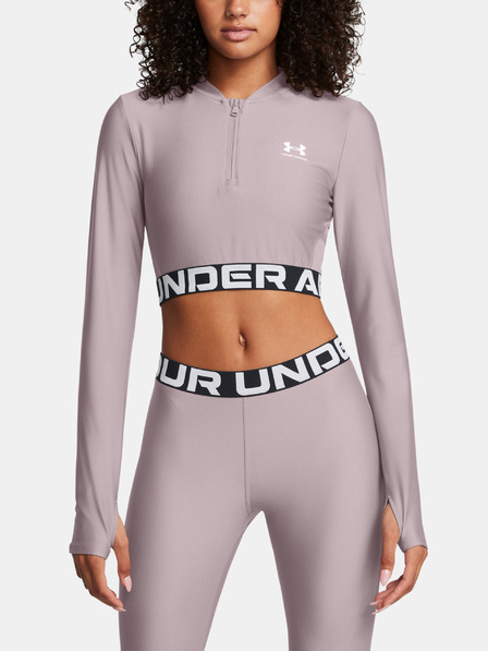 Under Armour Női póló Under Armour HeatGear Rib 1/4 Zip LS