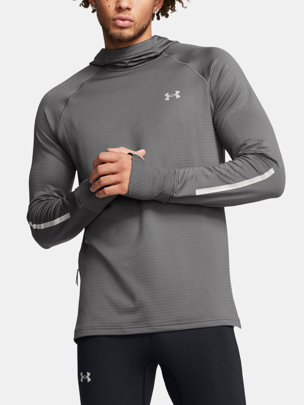 Under Armour Férfi felső Under Armour UA LAUNCH ELITE CW HOODY-GRY