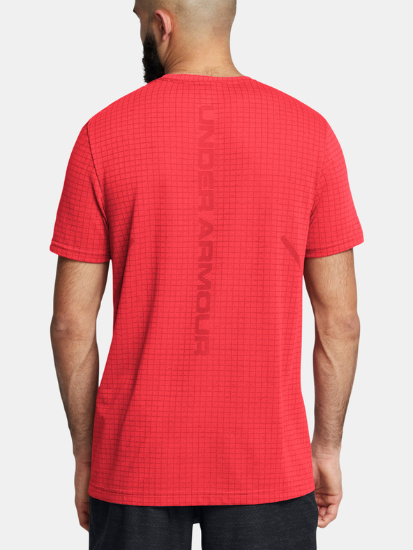 Under Armour Férfi póló Under Armour Vanish Seamless Grid SS-RED