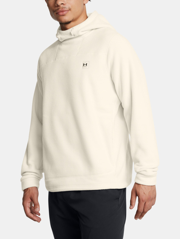 Under Armour Férfi felső Under Armour UA Expanse Fleece Hoodie-WHT