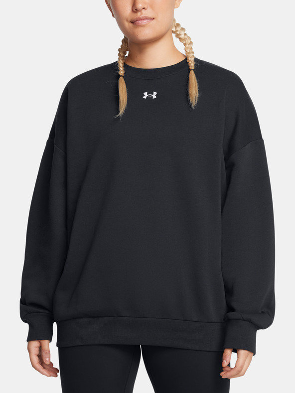 Under Armour Női felső Under Armour Rival Fleece OS Crew-BLK