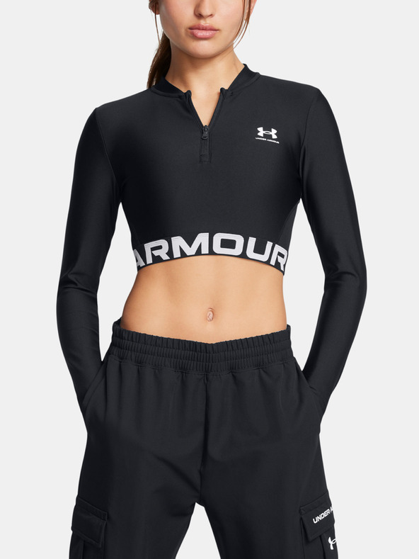 Under Armour Női póló Under Armour HeatGear Rib 1/4 Zip LS