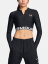 Under Armour Női póló Under Armour HeatGear Rib 1/4 Zip LS