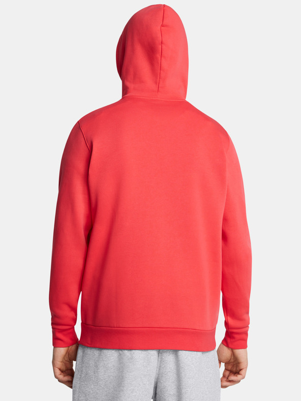 Under Armour Férfi felső Under Armour UA Icon Fleece Hoodie-RED