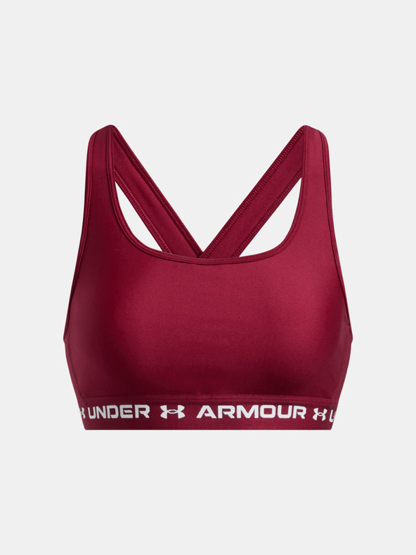 Under Armour Női melltartó Under Armour Crossback Mid Bra-RED