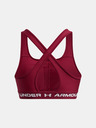 Under Armour Női melltartó Under Armour Crossback Mid Bra-RED
