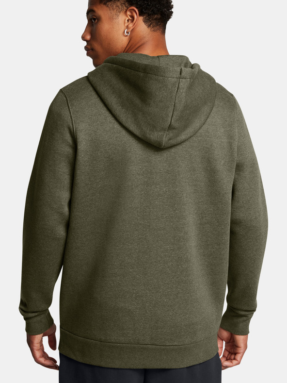 Under Armour Férfi felső Under Armour UA Icon Fleece FZ Hood-GRN