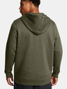 Under Armour Férfi felső Under Armour UA Icon Fleece FZ Hood-GRN