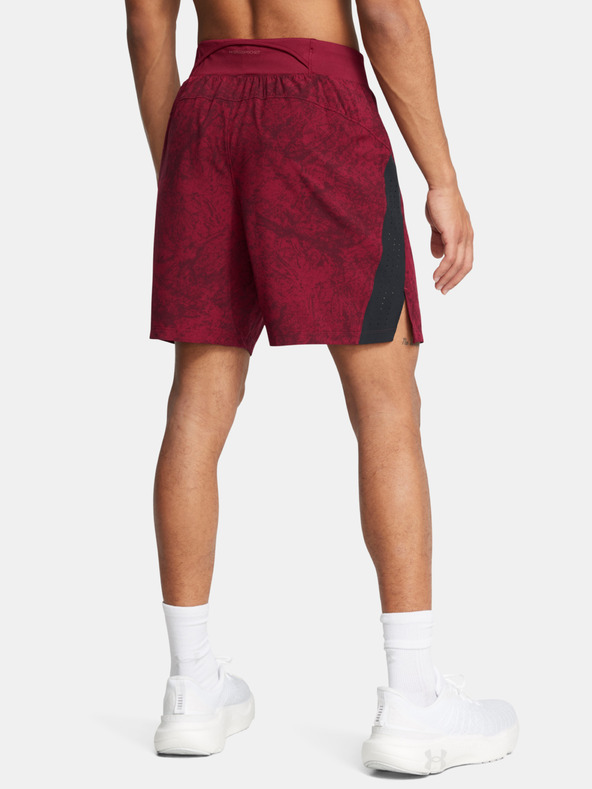 Under Armour Férfi rövidnadrágok Under Armour UA LAUNCH PRO 7'' PRTD SHORT-RED