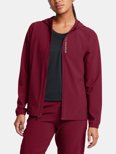 Under Armour Női dzseki Under Armour UA OutRun the STORM Jacket-RED