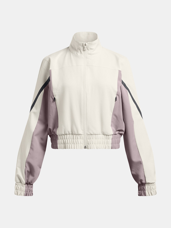 Under Armour Lány dzseki Under Armour Unstoppable Crop Jacket-WHT