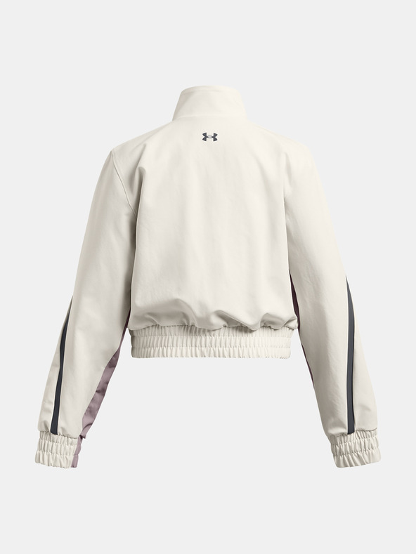 Under Armour Lány dzseki Under Armour Unstoppable Crop Jacket-WHT