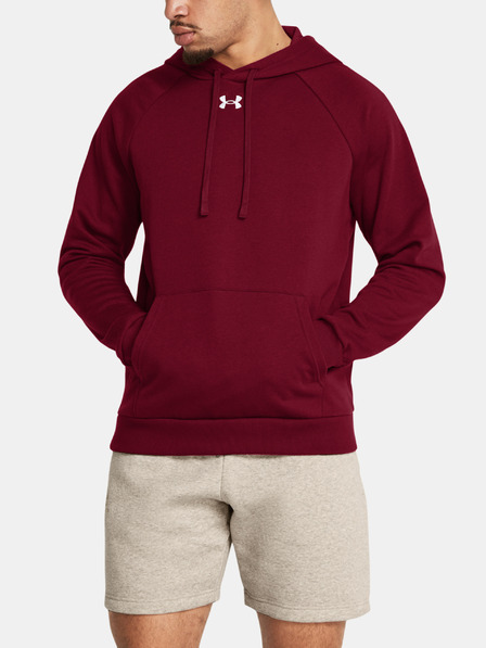 Under Armour Férfi felső Under Armour UA Rival Fleece Hoodie-RED