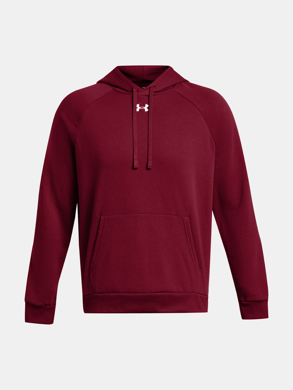 Under Armour Férfi felső Under Armour UA Rival Fleece Hoodie-RED