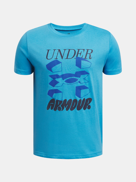 Under Armour Fiú póló Under Armour UA B SPLIT BIG LOGO SS