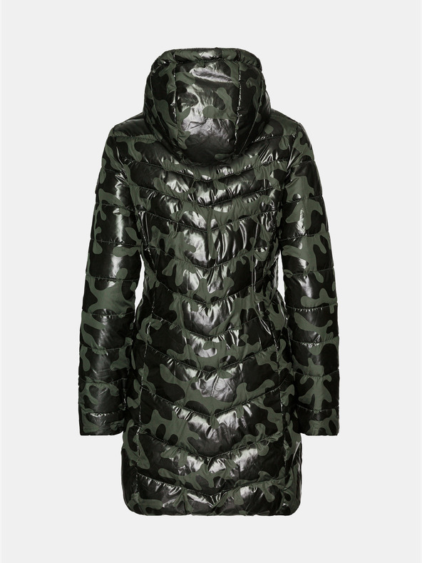 Sam 73 Khaki színű női steppelt mintás kabát SAM 73 Alisha