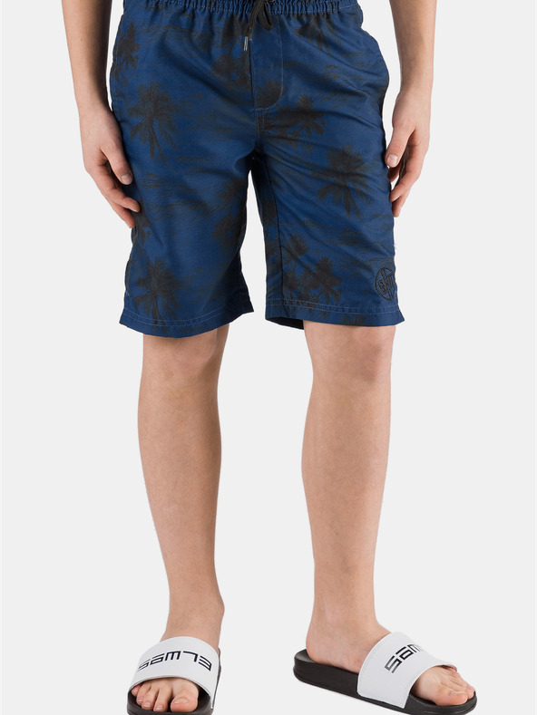 Sam 73 Sötétkék fiú fiú mintás fürdőruha SAM 73