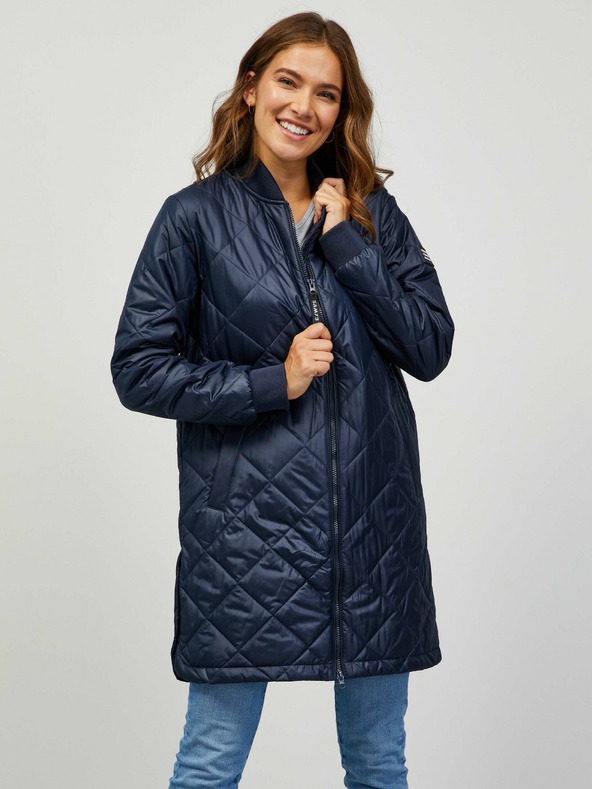 Sam 73 Sötétkék női steppelt kabát Sam 73