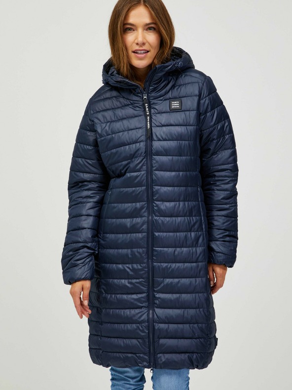 Sam 73 Sötétkék női steppelt kabát Sam 73