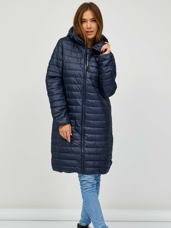 Sam 73 Sötétkék női steppelt kabát Sam 73