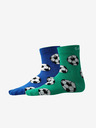 Sam 73 Két pár mintás zokni kék és zöld színben SAM 73 Unupo
