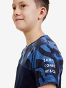 Sam 73 Sötétkék fiú mintás póló SAM 73 Moses