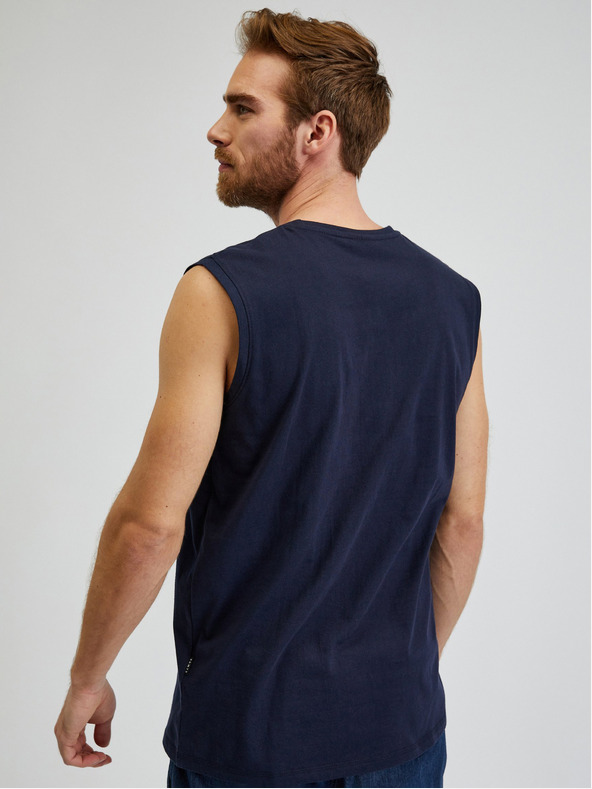 Sam 73 Sötétkék férfi tank top SAM 73 Edgar