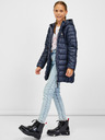 Sam 73 Sötétkék gyermek steppelt kabát kapucnival SAM 73 Nadine