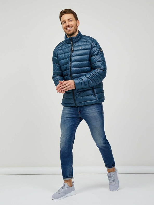 Sam 73 Sötétkék férfi steppelt dzseki SAM 73 Otto