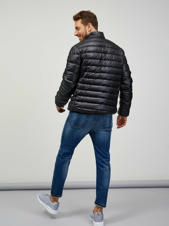 Sam 73 Fekete férfi steppelt dzseki SAM 73 Otto