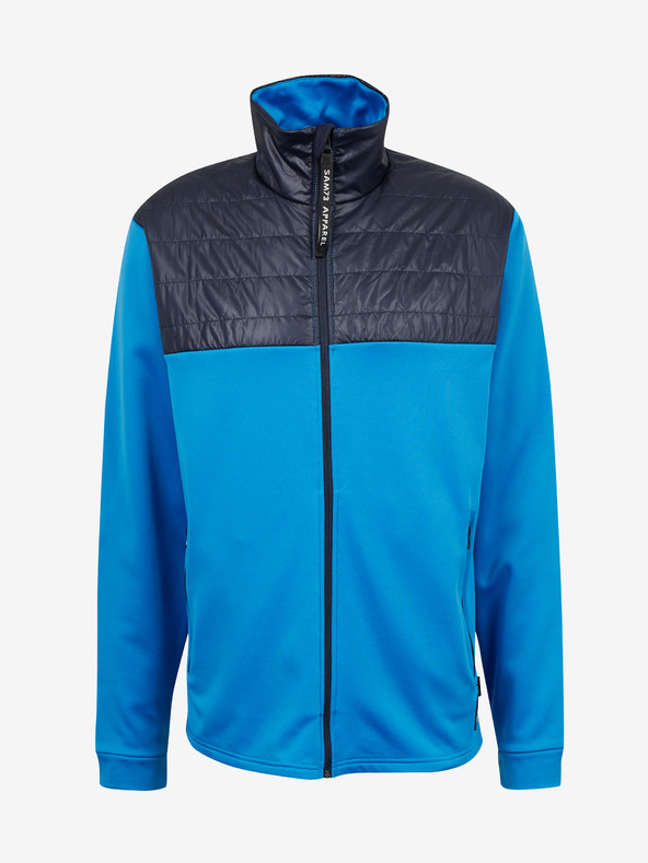 Sam 73 Kék férfi cipzáras pulóver SAM 73 Judin