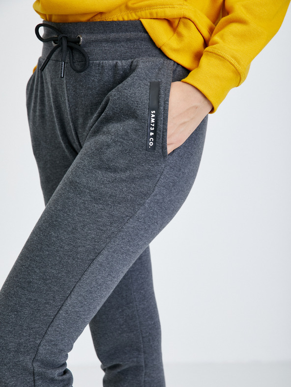 Sam 73 Sötétszürke női barnásbarna tréningnadrág SAM 73 Rindi