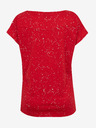 Sam 73 Piros női mintás póló SAM 73 Heqa