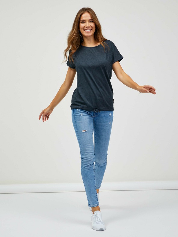 Sam 73 Fekete női póló SAM 73 Kaufi