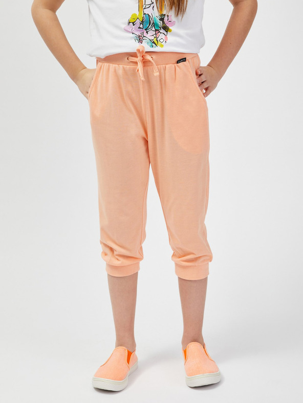 Sam 73 Sárgabarack színű háromnegyedes női melegítőnadrág SAM73 Rudolph