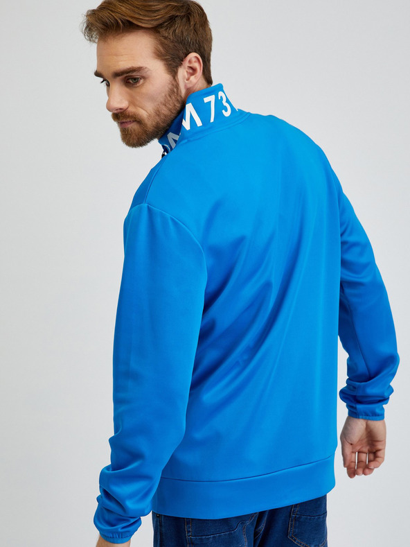 Sam 73 Kék férfi cipzáras pulóver SAM73 Stephen cipzáras férfi pulóver