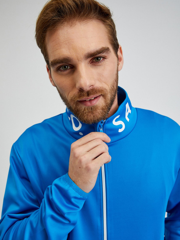 Sam 73 Kék férfi cipzáras pulóver SAM73 Stephen cipzáras férfi pulóver