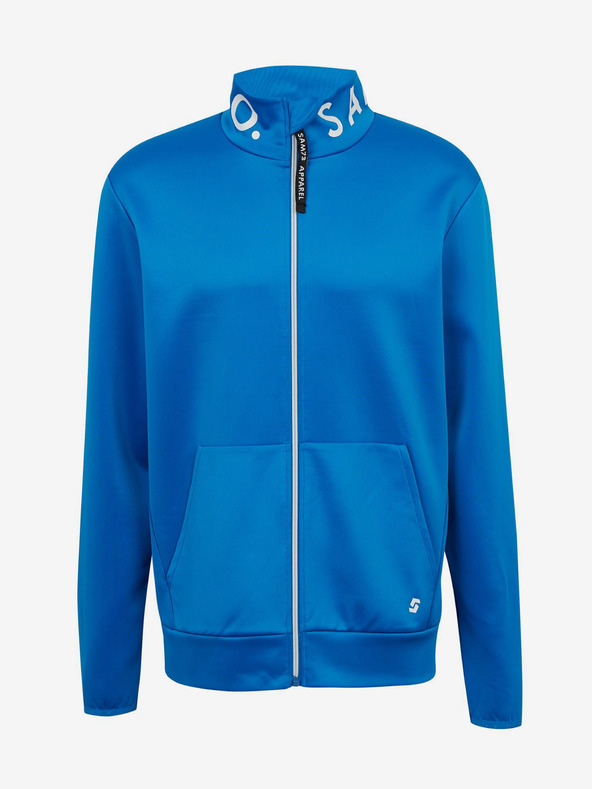 Sam 73 Kék férfi cipzáras pulóver SAM73 Stephen cipzáras férfi pulóver